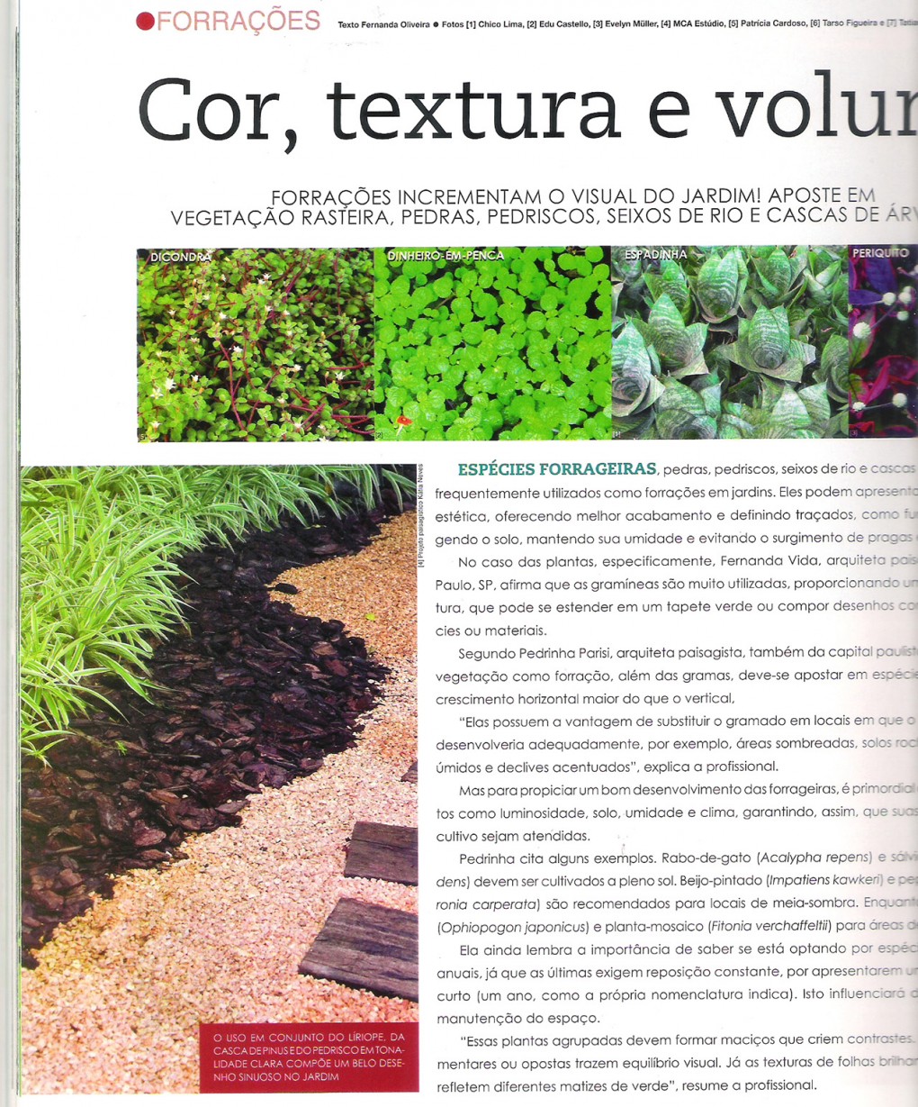 Reportagem na Guia de Jardinagem 2010